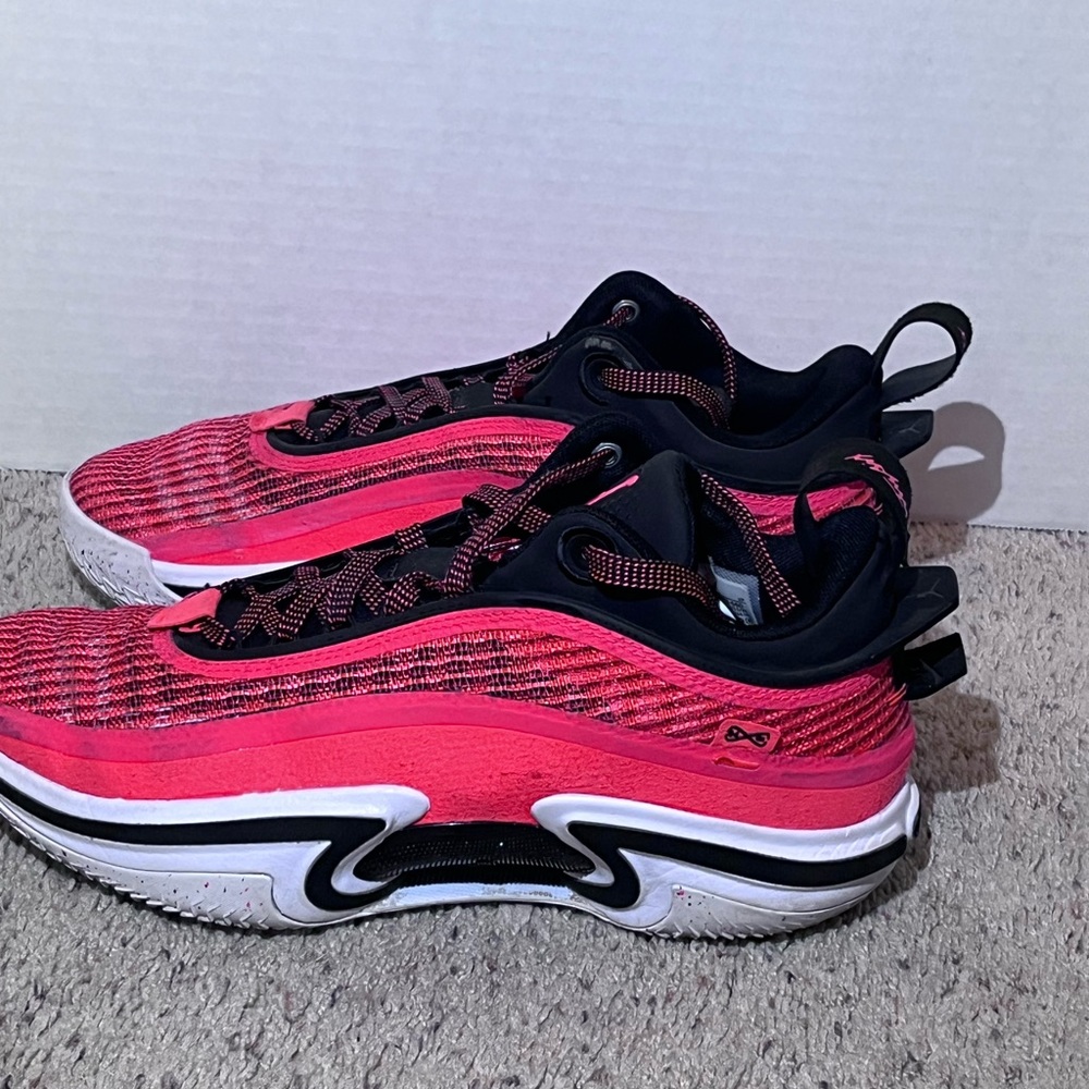 Jordan Athletic Shoes in Pink and Black